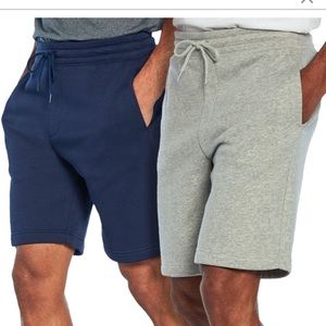 NWT Mens GAP 2 Pack Fleece Shorts medium